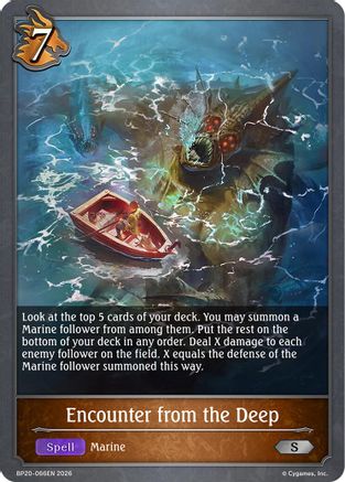 Encounter from the Deep (BP20-066EN) - BP20 Omens and Heirs