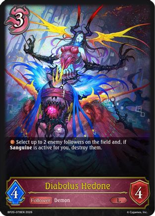 Diabolus Hedone (BP20-078EN) - BP20 Omens and Heirs