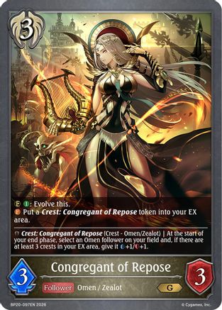 Congregant of Repose (BP20-097EN) - BP20 Omens and Heirs
