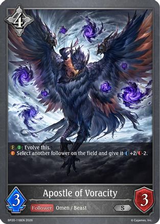 Apostle of Voracity (BP20-118EN) - BP20 Omens and Heirs