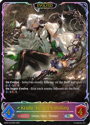 Krulle, Heir to Unkilling (Evolved) (SL) (BP20-SL03EN) - BP20 Omens and Heirs