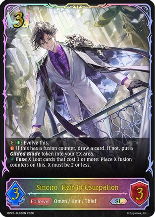 Sinciro, Heir to Usurpation (SL) (BP20-SL06EN) - BP20 Omens and Heirs