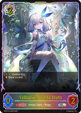 Velharia, Heir to Truth (SL) (BP20-SL10EN) - BP20 Omens and Heirs