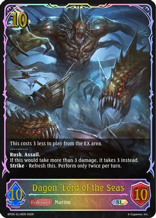 Dagon, Lord of the Seas (SL) (BP20-SL19EN) - BP20 Omens and Heirs