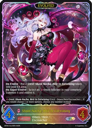 Sham-Nacha, Heir to Entwining (Evolved) (SL) (BP20-SL23EN) - BP20 Omens and Heirs