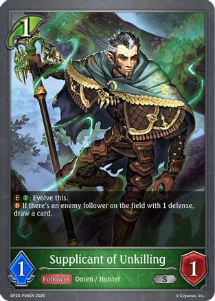 Supplicant of Unkilling - P04EN (Foil) (BP20-P04EN) - BP20 Omens and Heirs