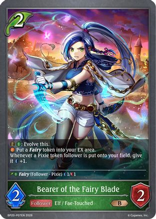 Bearer of the Fairy Blade - P07EN (Foil) (BP20-P07EN) - BP20 Omens and Heirs
