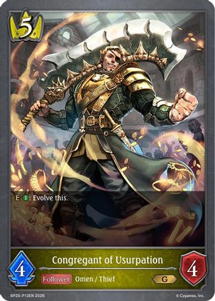 Congregant of Usurpation - P13EN (Foil) (BP20-P13EN) - BP20 Omens and Heirs
