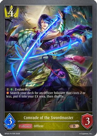 Comrade of the Swordmaster - P17EN (Foil) (BP20-P17EN) - BP20 Omens and Heirs