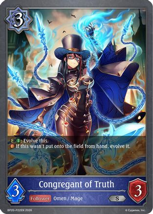 Congregant of Truth - P22EN (Foil) (BP20-P22EN) - BP20 Omens and Heirs