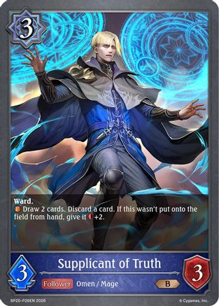 Supplicant of Truth - P26EN (Foil) (BP20-P26EN) - BP20 Omens and Heirs