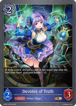 Devotee of Truth - P27EN (Foil) (BP20-P27EN) - BP20 Omens and Heirs