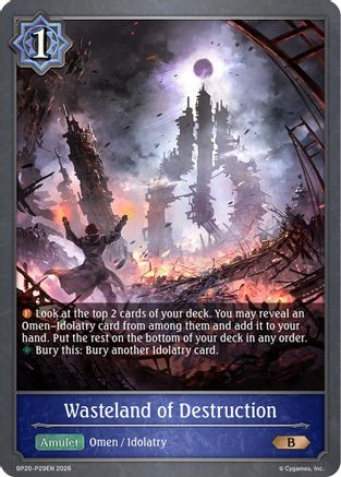 Wasteland of Destruction - P29EN (Foil) (BP20-P29EN) - BP20 Omens and Heirs
