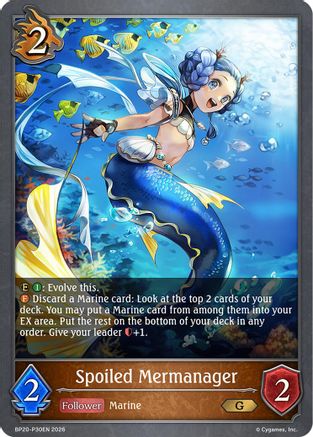 Spoiled Mermanager - P30EN (Foil) (BP20-P30EN) - BP20 Omens and Heirs