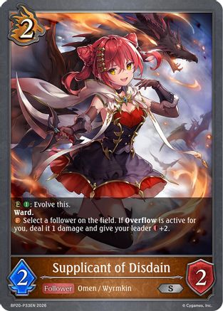 Supplicant of Disdain - P33EN (Foil) (BP20-P33EN) - BP20 Omens and Heirs