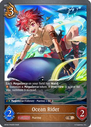 Ocean Rider - P40EN (Foil) (BP20-P40EN) - BP20 Omens and Heirs