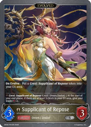 Supplicant of Repose (Evolved) - P51EN (Foil) (BP20-P51EN) - BP20 Omens and Heirs