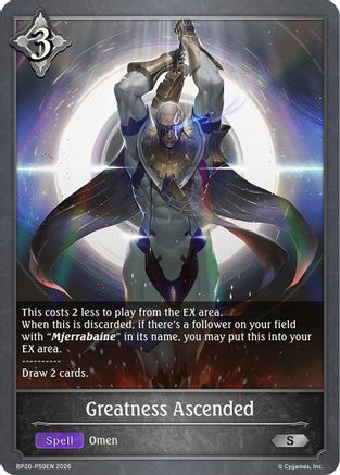 Greatness Ascended - P59EN (Foil) (BP20-P59EN) - BP20 Omens and Heirs