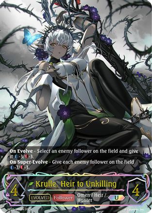 Krulle, Heir to Unkilling (Evolved) (U) (BP20-U01EN) - BP20 Omens and Heirs