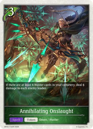 Annihilating Onslaught (BP20-T12EN) - BP20 Omens and Heirs