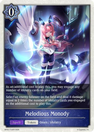 Melodious Monody (BP20-T13EN) - BP20 Omens and Heirs