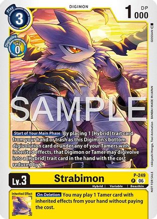 Strabimon (Official Store Tournament 2026 Vol. 4 Participant) (P-249) - [Digimon Promotion Cards]