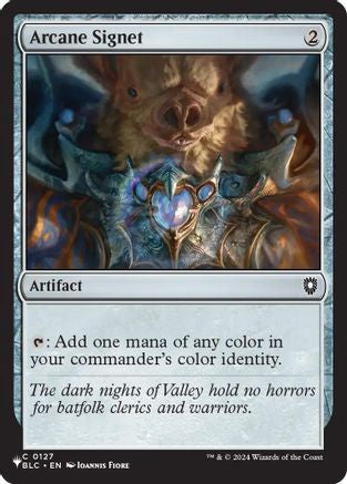Arcane Signet (BLC)  (LIST-127) - [The List Reprints]