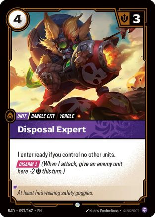 Disposal Expert (093/167) Radiance Riftbound single card by UVS Games