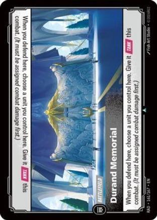 Durand Memorial (161/167) Radiance Foil Riftbound single by UVS Games