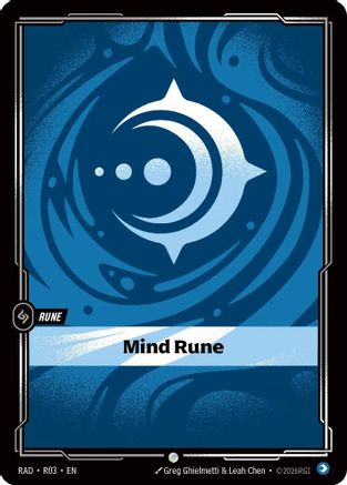 Mind Rune (R03) Radiance Riftbound single card by UVS Games