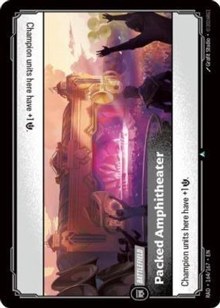 Packed Amphitheater Riftbound single card by UVS Games, Radiance foil 164/167