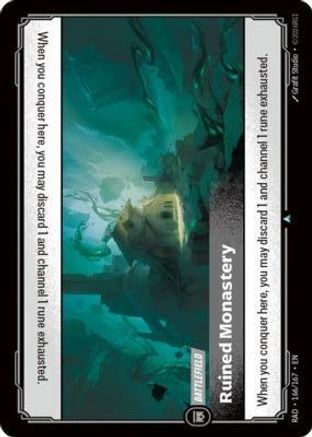 Ruined Monastery (166/167) Radiance Riftbound single by UVS Games card image