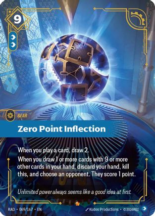 Zero Point Inflection (069/167) Radiance Foil Riftbound single by UVS Games