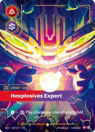 Ziggs Hexplosives Expert Overnumbered 169/167 Radiance Foil Riftbound single by UVS Games