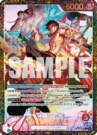 Portgas.D.Ace (Large Scale Extra Grand Battle 2026) (OP13-002) - [One Piece Promotion Cards] Foil