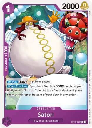 Satori (Tournament Pack 2026 Vol. 4) (OP15-066) - [One Piece Promotion Cards]