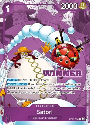 Satori (Winner Pack 2026 Vol. 4) (OP15-066) - [One Piece Promotion Cards] Foil