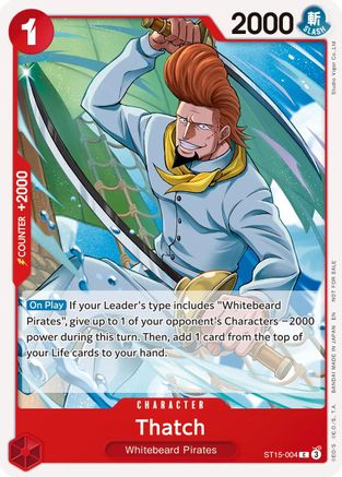 Thatch (Tournament Pack 2026 Vol. 4) (ST15-004) - [One Piece Promotion Cards]