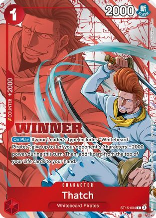Thatch (Winner Pack 2026 Vol. 4) (ST15-004) - [One Piece Promotion Cards] Foil