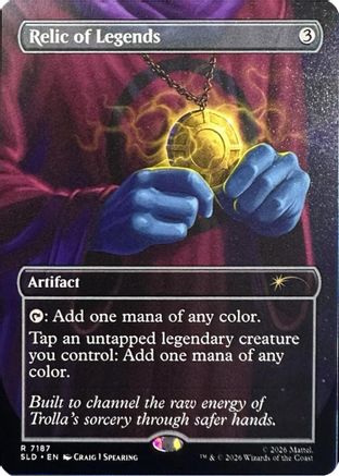 Relic of Legends (7187)  [Foil]  (SLD-7187) - [Secret Lair Drop Series]