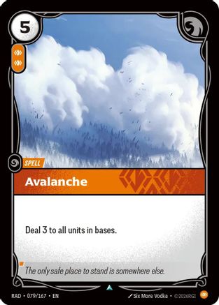 Avalanche (079/167) Radiance Riftbound single card by UVS Games