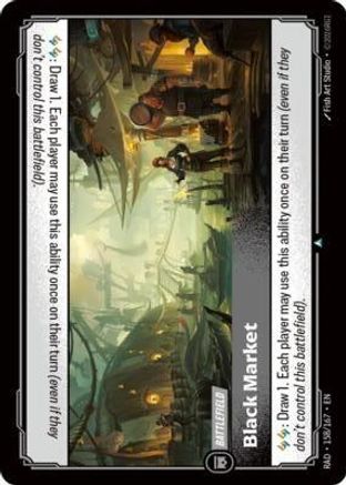 Black Market Radiance Riftbound single card by UVS Games, card 158/167 恒一