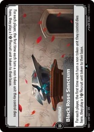 Black Rose Sanctum (159/167) Radiance Foil Riftbound single by UVS Games