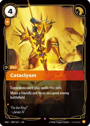 Cataclysm (084/167) Radiance Foil Riftbound single by UVS Games