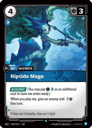 Riptide Mage (058/167) Radiance Riftbound single card by UVS Games