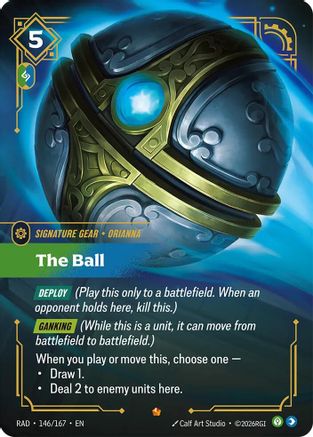 The Ball (146/167) Radiance Foil Riftbound single by UVS Games