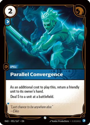 Parallel Convergence (051/167) Radiance Riftbound single by UVS Games card image