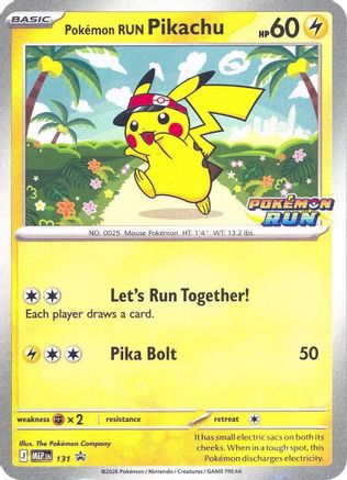 Pokemon Run Pikachu - (131) [Southeast Asia Exclusives]