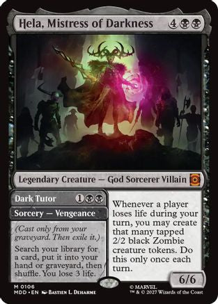 Hela, Mistress of Darkness  [Foil]  (MDD-106) - [Marvel: Darkhold Destiny]