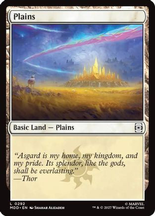 Plains (0292)  [Foil]  (MDD-292) - [Marvel: Darkhold Destiny]